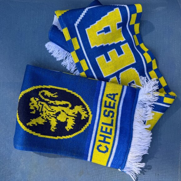 Chelsea F.C. Premier League vintage FAN football Adult OSFA scarf Never Worn - Picture 5 of 5